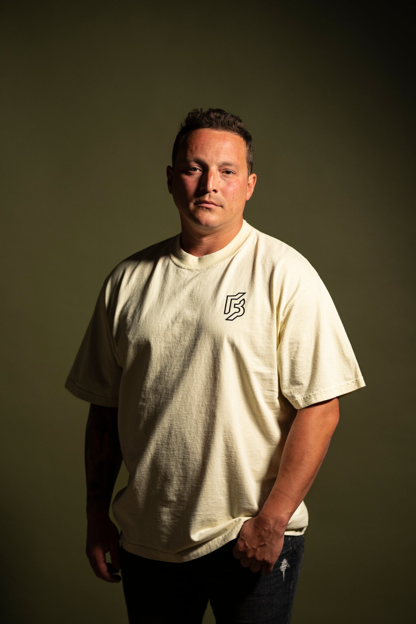 BLVCK LVBEL T-SHIRT | CREAM YELLOW