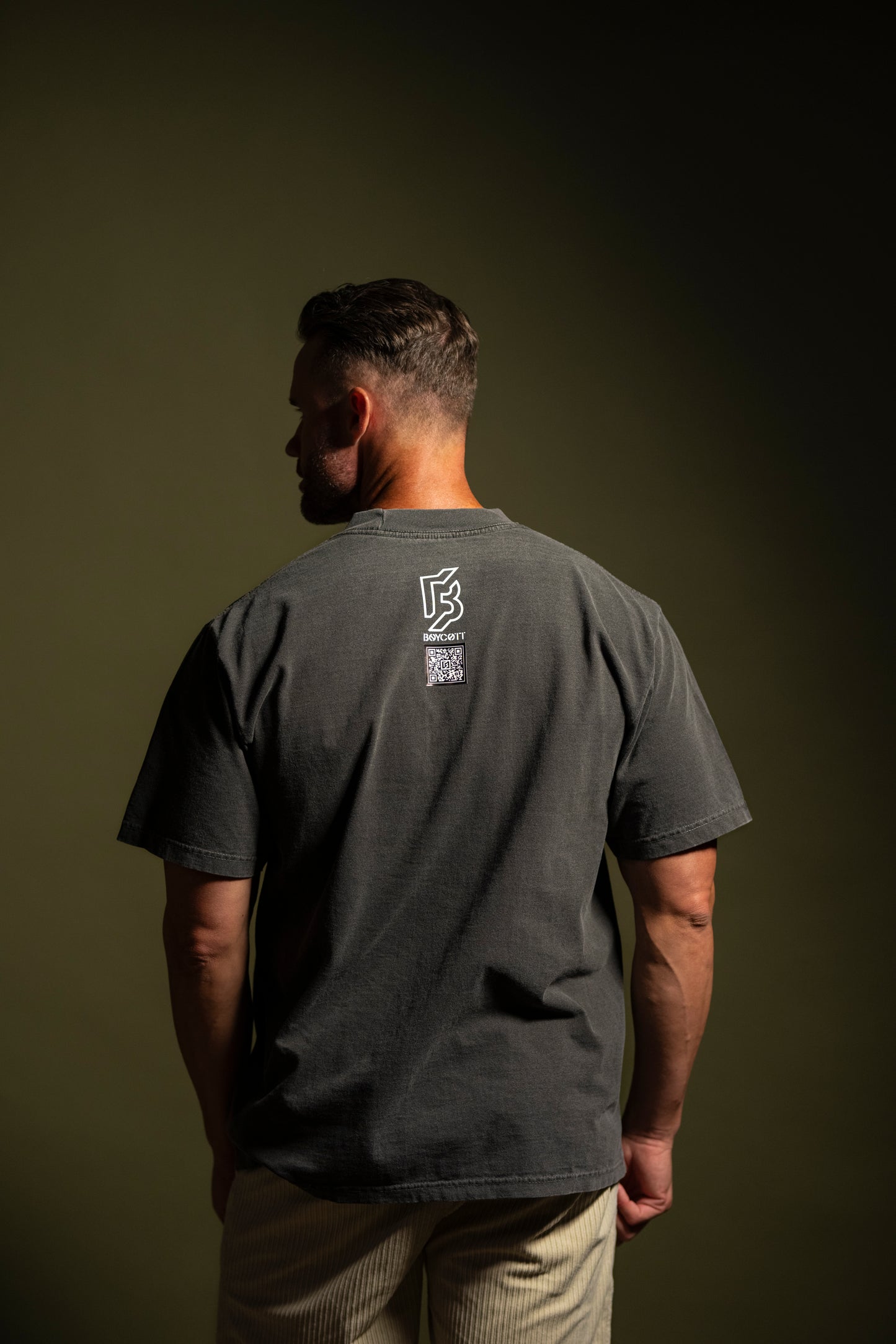 BLVCK LVBEL T-SHIRT | SLATE GRAY